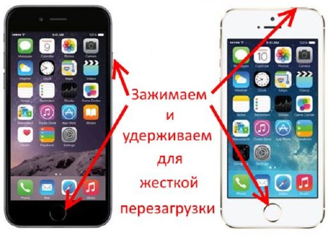 Как перезагрузить айфон