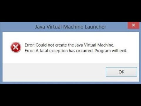 A jni error has occurred, please check your installation and try again - как исправить?