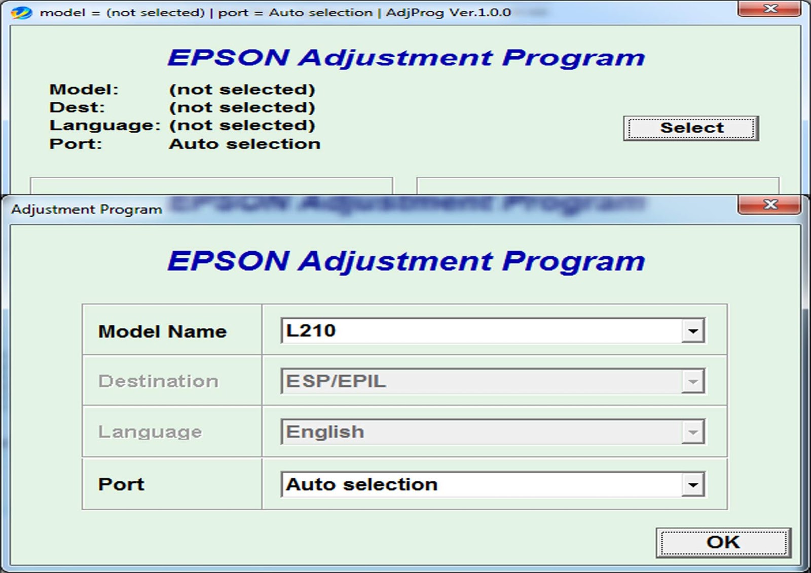 Epson xp 342 сброс памперса adjustment program