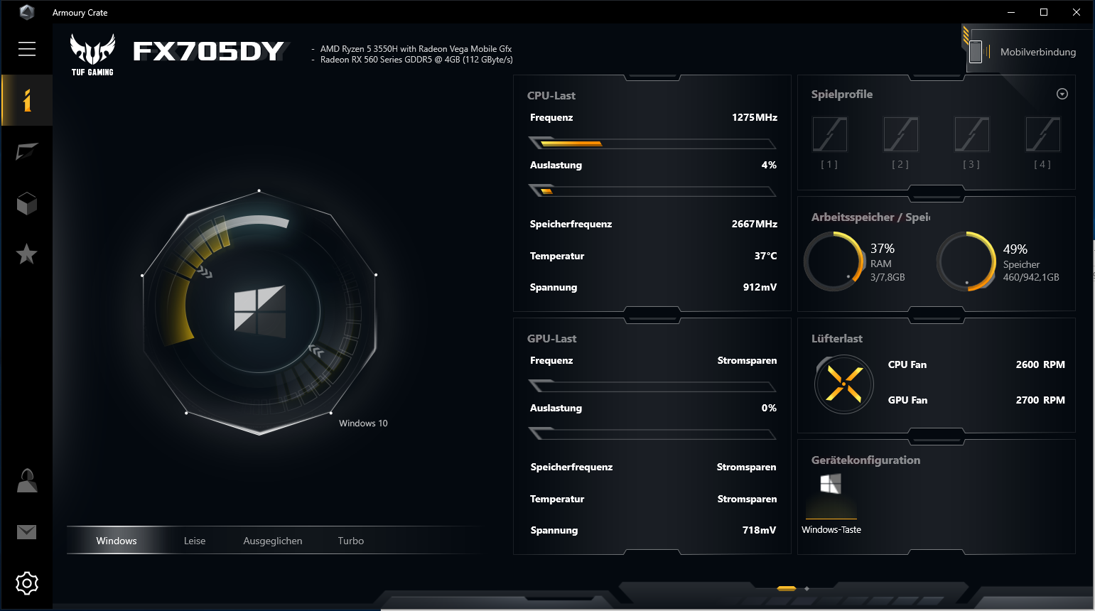 Amd 3550h характеристики. ASUS Armory create TUF. Armory create ASUS TUF Gaming. Armoury Crate ASUS. Armor Crate ASUS.