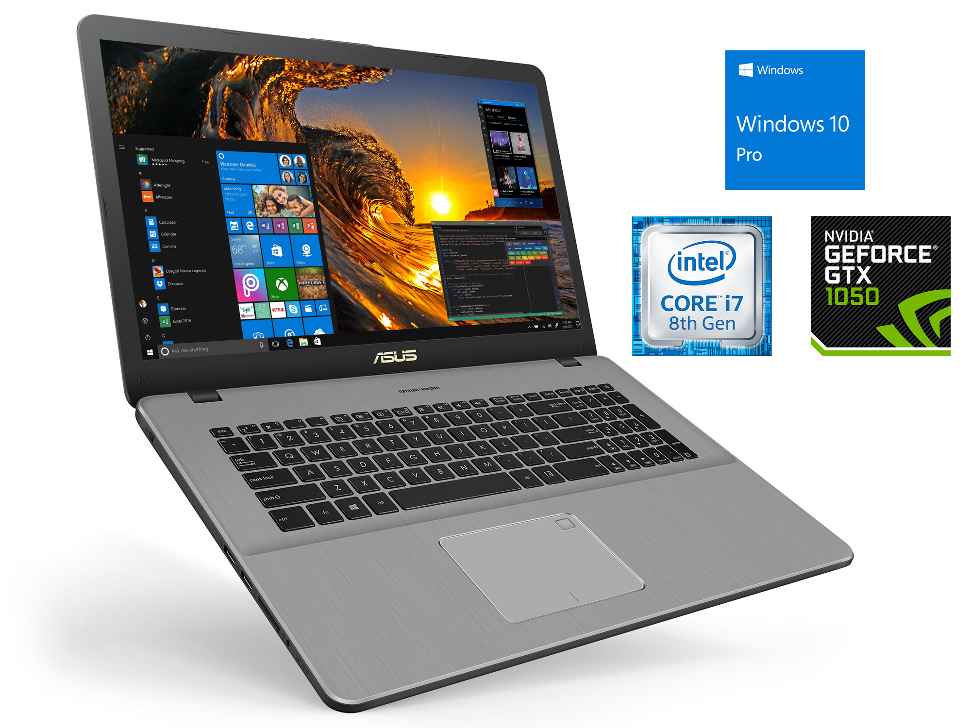 Обзор ноутбуков asus vivobook pro 17 n705uf и 17 n705uq