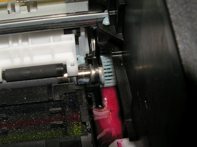 Очистка сопел принтера