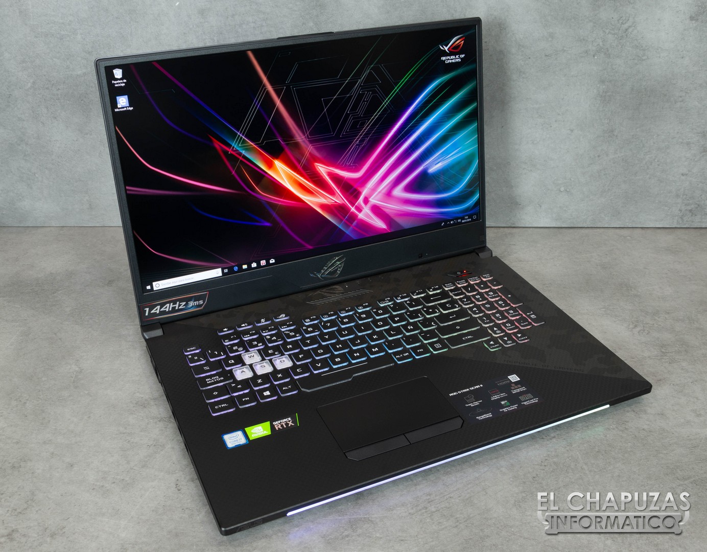 Обзор игровых ноутбуков asus rog strix gl504gs scar ii и asus rog strix gl504gm hero ii