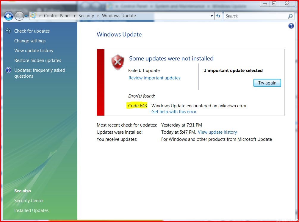 Как исправить ошибку microsoft security essentials 0x80080005solvusoft золотой сертификат microsoft