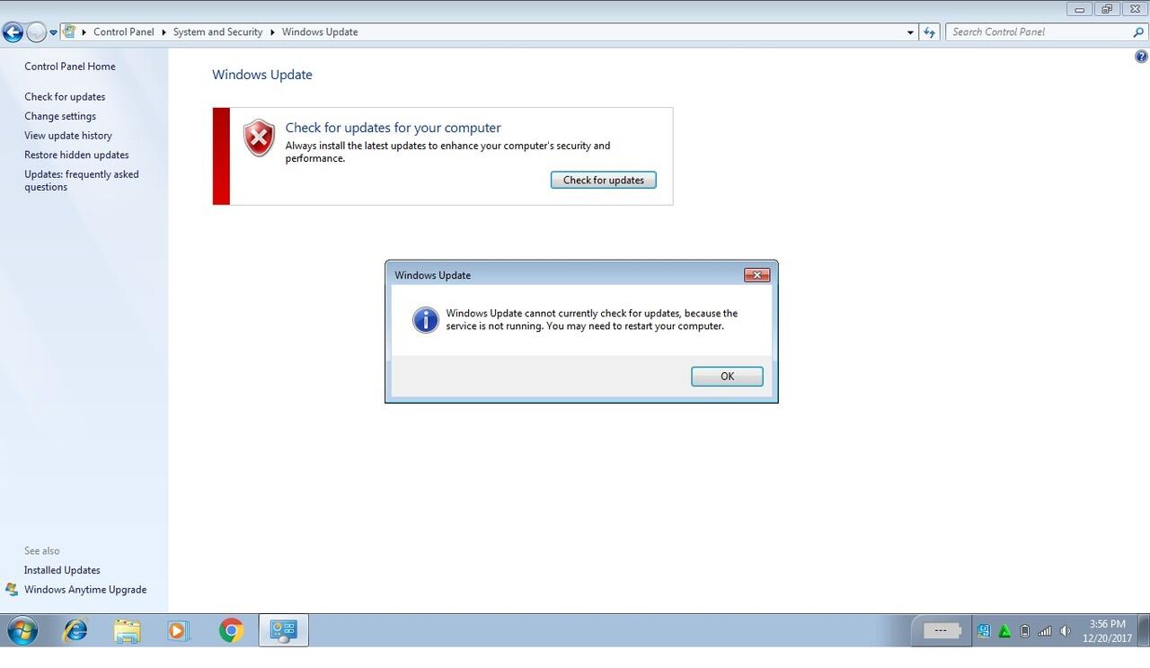 Windowsupdate dt000 windows 7 как исправить. 0 Результатов для "windowsupdate_8024200d" "windowsupdate_dt000". Windows update cannot currently check for updates,because the service is not Running.