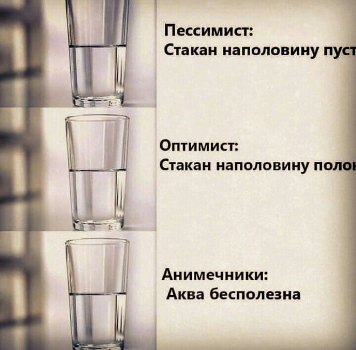 На половину полон. Стакан поло. Стакан наполовину. Стакан наполовину пуст. Стакан наполовину полон или наполовину пуст.