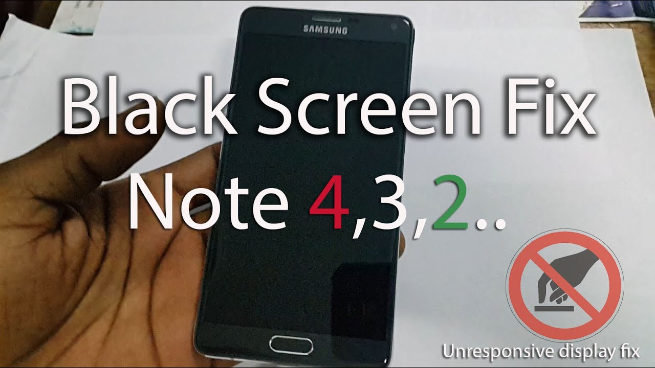 Note 5 Screen Black. Samsung fixes